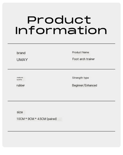 Foot Arch Support Trainer